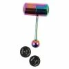 Cheap 🧨 Rainbow Vibrating Barbell - 14 Gauge 🌟 -Playboy Shop 00829051 a