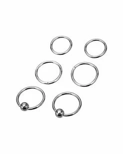 Buy 😀 Captive Rings 6 Pack - 16 Gauge 🧨