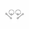 Coupon 🔔 Multi-Pack CZ Nipple Barbells and Nipple Captive Rings - 2 Pair 🤩 -Playboy Shop 02485837 a