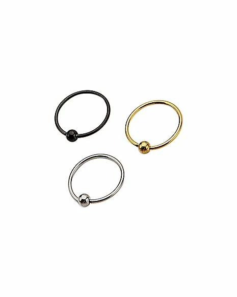 Flash Sale π Hoop Nose Ring 3 Pack -20 Gauge π 3 Flash Sale π Hoop Nose Ring 3 Pack -20 Gauge π