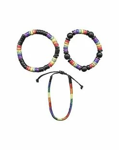 Hot Sale 💯 Rainbow Pride Bead Bracelet 3-Pack ⌛