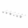 New 🎁 Multi-Pack CZ Stud Nose Rings - 6 Pack 🎁 -Playboy Shop 02770139 a
