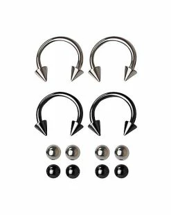 Best reviews of β€οΈ Black and Silver Horseshoe Rings 2 Pair - 12 Gauge π 10 Best reviews of β€οΈ Black and Silver Horseshoe Rings 2 Pair - 12 Gauge π -Playboy Shop 02840452 a
