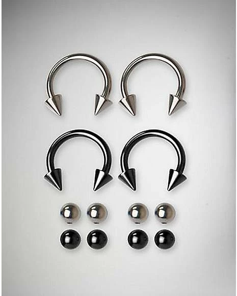 Best reviews of β€οΈ Black and Silver Horseshoe Rings 2 Pair - 12 Gauge π 7 Best reviews of β€οΈ Black and Silver Horseshoe Rings 2 Pair - 12 Gauge π - Image 5
