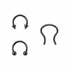 Hot Sale 🔔 Black Nose Ring 3 Pack - 16 Gauge ❤️ -Playboy Shop 02971638 a
