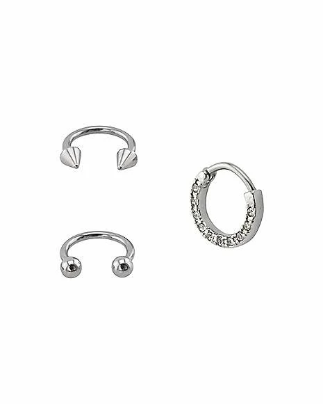 Brand new β Horseshoe Clicker Septum Ring 3 Pack - 16 Gauge π₯ 4 Brand new β Horseshoe Clicker Septum Ring 3 Pack - 16 Gauge π₯ - Image 2
