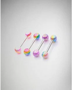 Top 10 π CMT Pink Barbell 4 Pack - 14 Gauge π 5 Top 10 π CMT Pink Barbell 4 Pack - 14 Gauge π -Playboy Shop 02975977 b