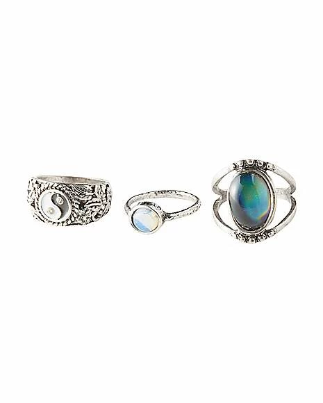 Discount β Yin Yang Moon Opal-Effect Ring 5 Pack π 4 Discount β Yin Yang Moon Opal-Effect Ring 5 Pack π - Image 2