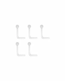 Best deal ✔️ Clear Nose Stud Retainer - 5 Pack ✨