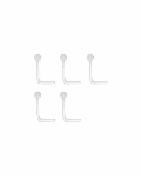 Best deal ✔️ Clear Nose Stud Retainer - 5 Pack ✨ 3 Best deal ✔️ Clear Nose Stud Retainer - 5 Pack ✨