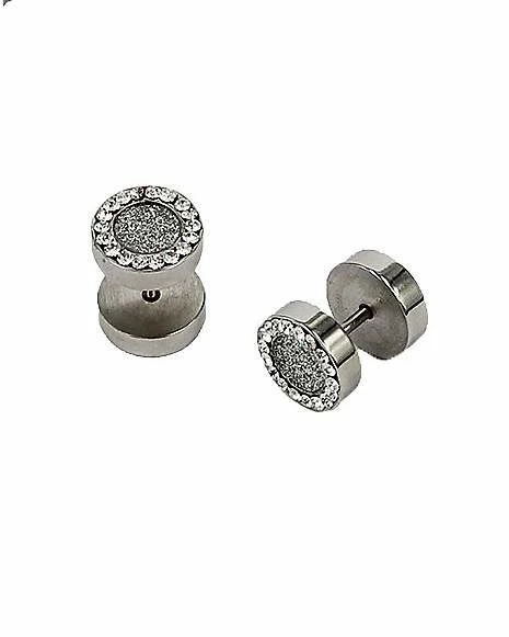 Outlet β¨ CZ Sugar Glitter Fake Plugs π 4 Outlet β¨ CZ Sugar Glitter Fake Plugs π - Image 2