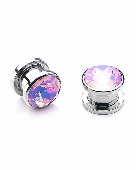 Best Sale π€© Pink Gem Screw Plugs - 00 Gauge π 3 Best Sale π€© Pink Gem Screw Plugs - 00 Gauge π