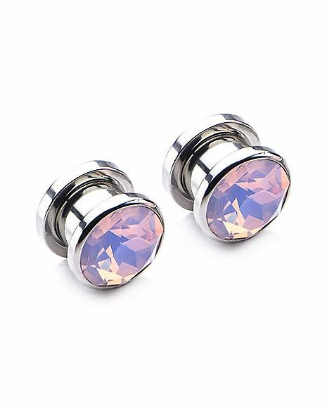 Best Sale π€© Pink Gem Screw Plugs - 00 Gauge π 4 Best Sale π€© Pink Gem Screw Plugs - 00 Gauge π - Image 2