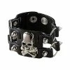 Coupon 🔔 Skull Leather Cuff Bracelet 😀 -Playboy Shop 03042330 a