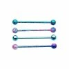 Cheapest 🔥 Blue and Purple Splatter Industrial Barbells 4 Pack - 14 Gauge 👍 -Playboy Shop 03042769 a