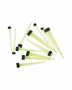Outlet π₯° Glow in the Dark Ear Taper 6 Pack 14 Gauge - 4 Gauge β