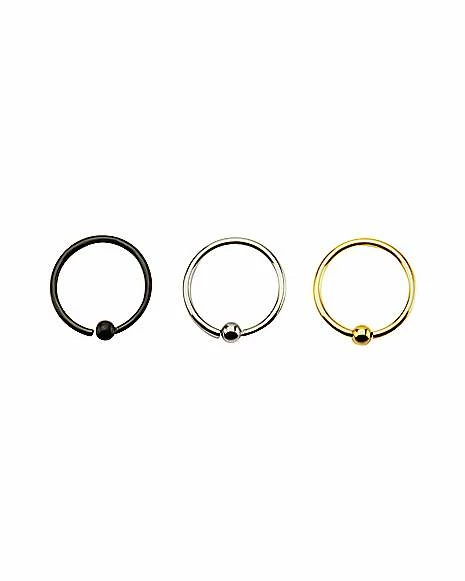 Flash Sale β Hoop Nose Ring 3 Pack - 18 Gauge π₯° 4 Flash Sale β Hoop Nose Ring 3 Pack - 18 Gauge π₯° - Image 2