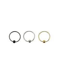 Flash Sale β Hoop Nose Ring 3 Pack - 18 Gauge π₯° 10 Flash Sale β Hoop Nose Ring 3 Pack - 18 Gauge π₯° -Playboy Shop 03092483 a