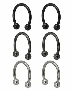 Outlet 🔔 Horseshoe Rings - 6 Pack ⭐ -Playboy Shop 03146487 b