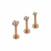 Cheapest π Rose Goldtone CZ Labret Lip Ring 3 Pack - 16 Gauge π₯ 1 Cheapest π Rose Goldtone CZ Labret Lip Ring 3 Pack - 16 Gauge π₯ -Playboy Shop 03149671 a
