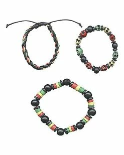 Promo 🔔 Rasta Bracelets - 3 Pack 🎁