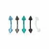Budget 🧨 Spiked Curved Barbells 5 Pack - 16 Gauge 🛒 -Playboy Shop 03165958 a