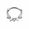 Deals 😍 CZ Clicker Septum Ring - 16 Gauge 🧨