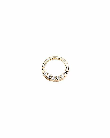 Top 10 π CZ Seamless Septum Ring - 16 Gauge β€οΈ 3 Top 10 π CZ Seamless Septum Ring - 16 Gauge β€οΈ