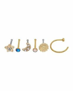 Top 10 π₯ Multi-Pack Moon and Star Nose Rings 6 Pack - 20 Gauge π 7 Top 10 π₯ Multi-Pack Moon and Star Nose Rings 6 Pack - 20 Gauge π -Playboy Shop 03199262 b
