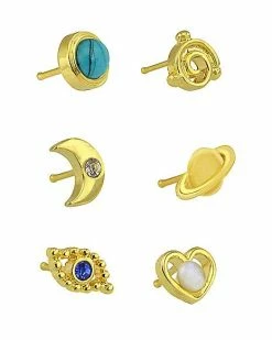 Outlet ✨ Celestial Nose Bone Studs - 6 Pack ✨ -Playboy Shop 03217205 b