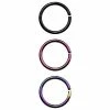 Best deal π Anodized Nose Hoop Ring 3 Pack - 18 Gauge π€© 2 Best deal π Anodized Nose Hoop Ring 3 Pack - 18 Gauge π€© -Playboy Shop 03217247 a