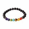 Budget 😍 Lava Bead Chakra Bracelet 👏