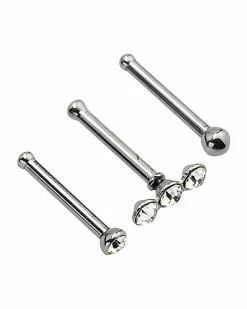 Hot Sale βοΈ Multi-Pack CZ Stud Nose Rings 3 Pack - 18 Gauge π€© 15 Hot Sale βοΈ Multi-Pack CZ Stud Nose Rings 3 Pack - 18 Gauge π€© -Playboy Shop 03257862 B
