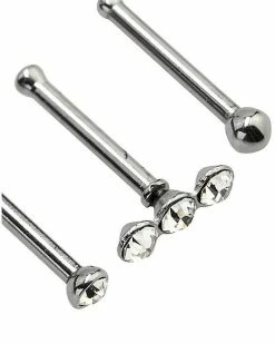 Hot Sale βοΈ Multi-Pack CZ Stud Nose Rings 3 Pack - 18 Gauge π€© 16 Hot Sale βοΈ Multi-Pack CZ Stud Nose Rings 3 Pack - 18 Gauge π€© -Playboy Shop 03257862 C