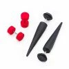 Best Sale π₯° Black and Red Fake Tapers and Plugs Set 2 Pair - 18 Gauge π₯° 1 Best Sale π₯° Black and Red Fake Tapers and Plugs Set 2 Pair - 18 Gauge π₯° -Playboy Shop 03259215 a
