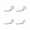 Best deal β€οΈ Multi-Pack CZ L-Bend Nose Rings - 4 Pack π 1 Best deal β€οΈ Multi-Pack CZ L-Bend Nose Rings - 4 Pack π -Playboy Shop 03271129 a
