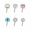 Hot Sale π Cz Stud Nose Rings 6 Pack - 20 Gauge π 2 Hot Sale π Cz Stud Nose Rings 6 Pack - 20 Gauge π -Playboy Shop 03271178 a