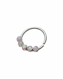 Best Sale π Opal-Effect Seamless Septum Ring - 16 Gauge π₯ 4 Best Sale π Opal-Effect Seamless Septum Ring - 16 Gauge π₯ -Playboy Shop 03271327 b