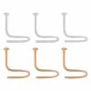Wholesale 🤩 Clear and Beige Nose Screw Retainer 6 Pack - 20 Gauge 👍 -Playboy Shop 03281441 a