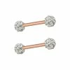 Promo π― Rose Goldtone CZ Nipple Barbells π 1 Promo π― Rose Goldtone CZ Nipple Barbells π -Playboy Shop 03297348 a