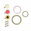 Best Sale 👍 Multi-Pack CZ Flower Stud Nose Rings and Hoop Nose Rings 9 Pack - 20 Gauge 🔔 -Playboy Shop 03324506 a