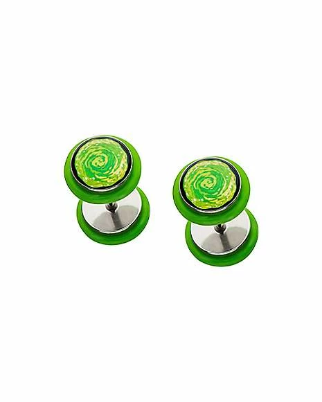 Best Sale π€© Portal Fake Plugs 18 Gauge - Rick and Morty 𧨠4 Best Sale π€© Portal Fake Plugs 18 Gauge - Rick and Morty 𧨠- Image 2
