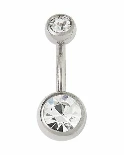 Best reviews of 🌟 Titanium CZ Belly Ring - 14 Gauge 🔔
