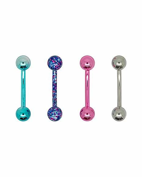 Flash Sale π₯ Multi-Pack Curved Barbells 4 Pack - 16 Gauge π 3 Flash Sale π₯ Multi-Pack Curved Barbells 4 Pack - 16 Gauge π