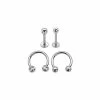 Top 10 🛒 Multi-Pack CZ Labret Lip Rings 4 Pack - 16 Gauge 🎁 -Playboy Shop 03338886 a