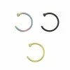 Deals 👍 Multi-Pack Hoop Nose Rings 3 Pack - 18 Gauge 🎉 -Playboy Shop 03349248 a
