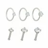 Budget π Multi-Pack CZ Bone Nose Rings and Hoop Nose Rings 6 Pack - 20 Gauge β¨ 1 Budget π Multi-Pack CZ Bone Nose Rings and Hoop Nose Rings 6 Pack - 20 Gauge β¨ -Playboy Shop 03349362 a