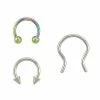Buy 😀 Multi-Pack Rainbow Septum Rings 3 Pack - 16 Gauge ⭐ -Playboy Shop 03349396 a