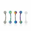 Top 10 🎉 Multi-Pack Rainbow Curved Barbells 5 Pack - 16 Gauge 😍