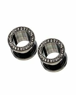 Outlet π CZ Double Flare Tunnel Plugs π€© 6 Outlet π CZ Double Flare Tunnel Plugs π€© -Playboy Shop 03374832 b
